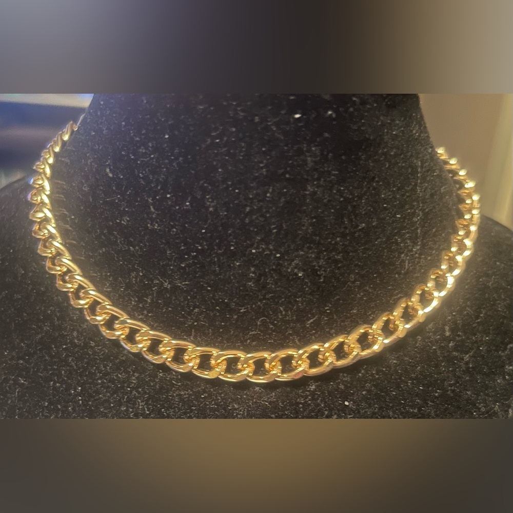 Lustrous Gold/Rose Gold Chain Necklace